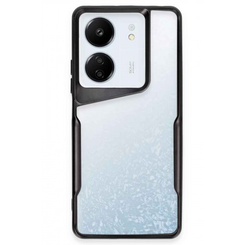Newface Xiaomi Poco C65 Kılıf Boyi Silikon Kapak - Siyah Newface Xiaomi Poco C65 Kılıf Boyi Silikon Kapak - Siyah