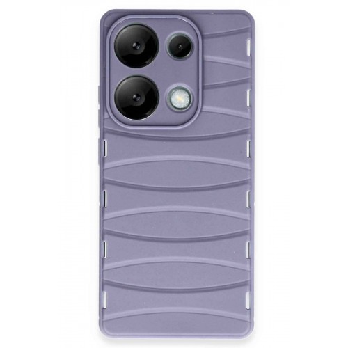 Newface Xiaomi Redmi Note 13 Pro 4G Kılıf Bibercas Silikon Kapak - Lila Newface Xiaomi Redmi Note 13 Pro 4G Kılıf Bibercas Silikon Kapak - Lila