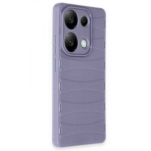 Newface Xiaomi Redmi Note 13 Pro 4G Kılıf Bibercas Silikon Kapak - Lila Newface Xiaomi Redmi Note 13 Pro 4G Kılıf Bibercas Silikon Kapak - Lila