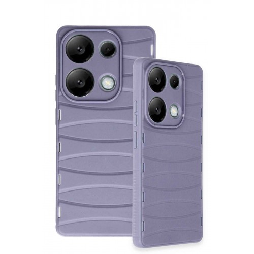 Newface Xiaomi Redmi Note 13 Pro 4G Kılıf Bibercas Silikon Kapak - Lila Newface Xiaomi Redmi Note 13 Pro 4G Kılıf Bibercas Silikon Kapak - Lila