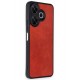 Newface Xiaomi Redmi 13 Kılıf Aras Deri Kapak - Kırmızı