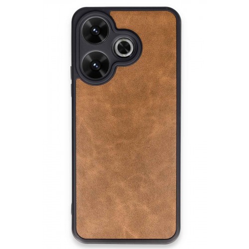 Newface Xiaomi Redmi 13 Kılıf Aras Deri Kapak - Taba