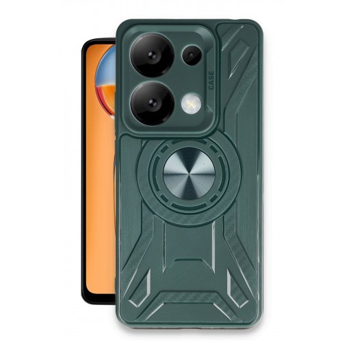 Newface Xiaomi Redmi Note 13 4G Kılıf Lincoln Silikon - Koyu Yeşil Newface Xiaomi Redmi Note 13 4G Kılıf Lincoln Silikon - Koyu Yeşil
