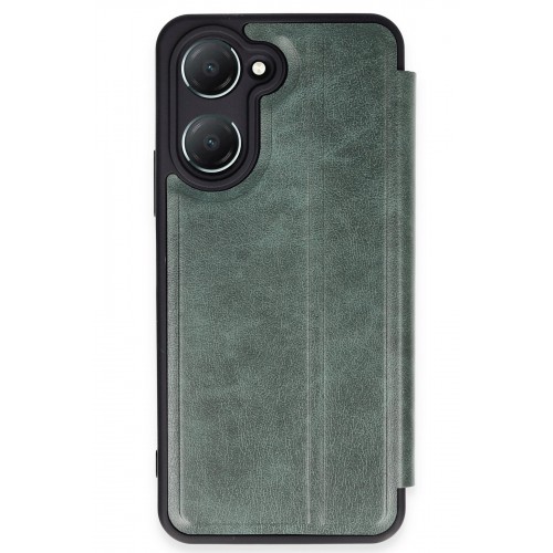 Newface Vivo Y18 Kılıf Flip Cover - Koyu Yeşil Newface Vivo Y18 Kılıf Flip Cover - Koyu Yeşil