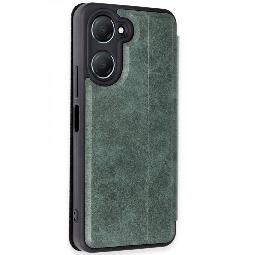 Newface Vivo Y18 Kılıf Flip Cover - Koyu Yeşil Newface Vivo Y18 Kılıf Flip Cover - Koyu Yeşil