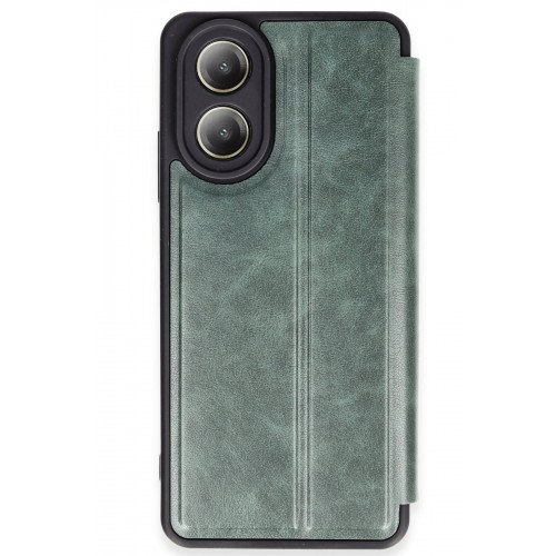 Newface Oppo A38 Kılıf Flip Cover - Koyu Yeşil Newface Oppo A38 Kılıf Flip Cover - Koyu Yeşil
