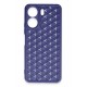 Newface Xiaomi Poco C65 Kılıf Petek Silikon Kapak - Lacivert Newface Xiaomi Poco C65 Kılıf Petek Silikon Kapak - Lacivert