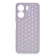 Newface Xiaomi Poco C65 Kılıf Petek Silikon Kapak - Lila Newface Xiaomi Poco C65 Kılıf Petek Silikon Kapak - Lila