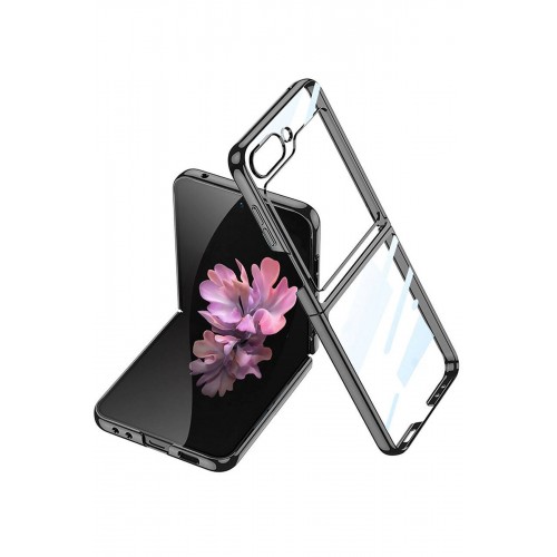 Newface Samsung Galaxy Z Flip 6 Kılıf Fold Element Kapak - Siyah