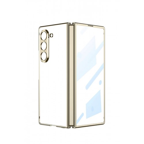 Newface Samsung Galaxy Z Fold 5 Kılıf Fold Element Kapak - Gold Newface Samsung Galaxy Z Fold 5 Kılıf Fold Element Kapak - Gold