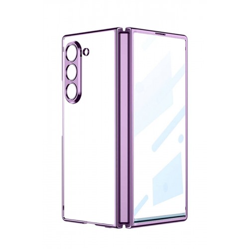 Newface Samsung Galaxy Z Fold 5 Kılıf Fold Element Kapak - Mor Newface Samsung Galaxy Z Fold 5 Kılıf Fold Element Kapak - Mor
