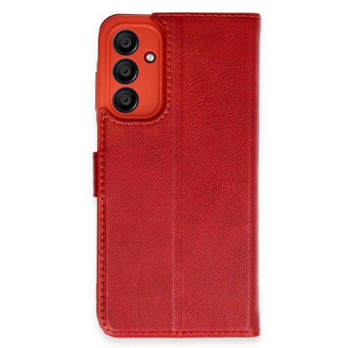 Newface Samsung Galaxy M15 Kılıf Trend S Plus Kapaklı Kılıf - Kırmızı Newface Samsung Galaxy M15 Kılıf Trend S Plus Kapaklı Kılıf - Kırmızı