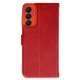 Newface Samsung Galaxy M15 Kılıf Trend S Plus Kapaklı Kılıf - Kırmızı Newface Samsung Galaxy M15 Kılıf Trend S Plus Kapaklı Kılıf - Kırmızı