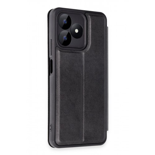 Newface Realme Note 50 4G Kılıf Flip Cover - Siyah Newface Realme Note 50 4G Kılıf Flip Cover - Siyah