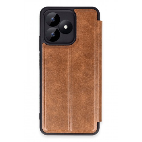 Newface Realme Note 50 4G Kılıf Flip Cover - Taba Newface Realme Note 50 4G Kılıf Flip Cover - Taba