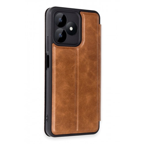 Newface Realme Note 50 4G Kılıf Flip Cover - Taba Newface Realme Note 50 4G Kılıf Flip Cover - Taba