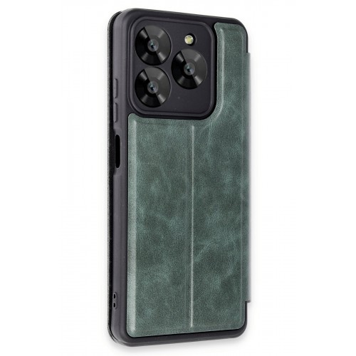 Newface General Mobile Era 30 Kılıf Flip Cover - Koyu Yeşil Newface General Mobile Era 30 Kılıf Flip Cover - Koyu Yeşil