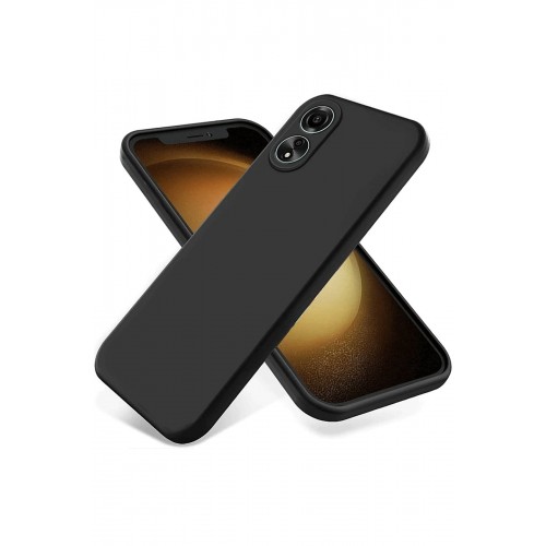 Newface Oppo A38 Kılıf First Silikon - Siyah Newface Oppo A38 Kılıf First Silikon - Siyah