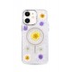 Newface iPhone 11 Flower Magsafe Kapak - Sarı Newface iPhone 11 Flower Magsafe Kapak - Sarı