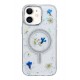 Newface iPhone 11 Flower Magsafe Kapak - Mavi Newface iPhone 11 Flower Magsafe Kapak - Mavi