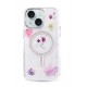 Newface iPhone 13 Flower Magsafe Kapak - Mor Newface iPhone 13 Flower Magsafe Kapak - Mor