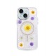 Newface iPhone 14 Flower Magsafe Kapak - Sarı Newface iPhone 14 Flower Magsafe Kapak - Sarı