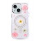 Newface iPhone 14 Flower Magsafe Kapak - Pembe Newface iPhone 14 Flower Magsafe Kapak - Pembe