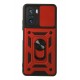 Newface Xiaomi Redmi K40 Kılıf Pars Lens Yüzüklü Silikon - Kırmızı Newface Xiaomi Redmi K40 Kılıf Pars Lens Yüzüklü Silikon - Kırmızı
