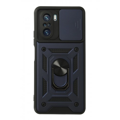 Newface Xiaomi Redmi K40 Kılıf Pars Lens Yüzüklü Silikon - Lacivert Newface Xiaomi Redmi K40 Kılıf Pars Lens Yüzüklü Silikon - Lacivert