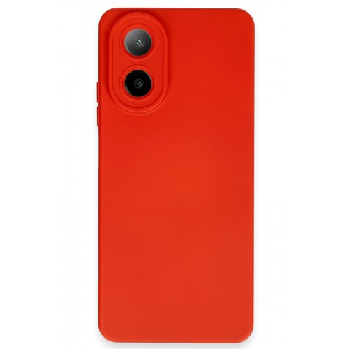Newface Oppo A38 Kılıf Nano içi Kadife Silikon - Kırmızı