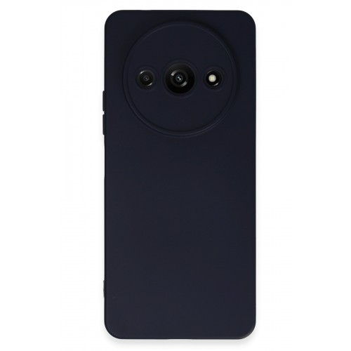 Newface Xiaomi Redmi A3 4G Kılıf Nano içi Kadife Silikon - Lacivert