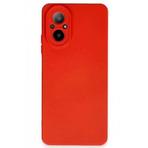 Newface Realme 12 Lite Kılıf Nano içi Kadife Silikon - Kırmızı
