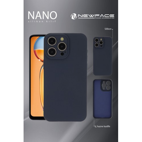 Newface Realme 11 Pro Kılıf Nano içi Kadife Silikon - Gri Newface Realme 11 Pro Kılıf Nano içi Kadife Silikon - Gri