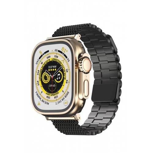 Newface Apple Watch 40mm Ascend Metal Kordon - Siyah Newface Apple Watch 40mm Ascend Metal Kordon - Siyah