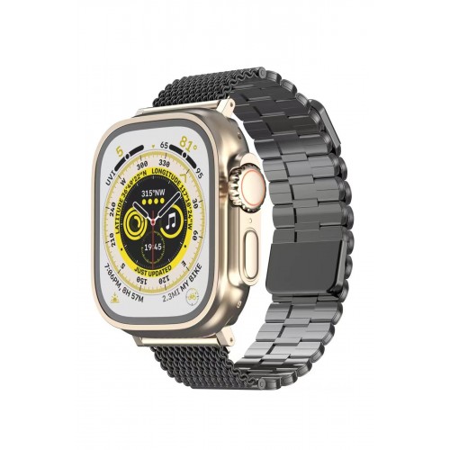 Newface Apple Watch 42mm Ascend Metal Kordon - Gri Newface Apple Watch 42mm Ascend Metal Kordon - Gri