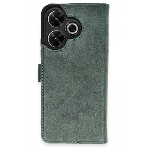 Newface Xiaomi Redmi 13 4G Kılıf Trend S Plus Kapaklı Kılıf - Yeşil Newface Xiaomi Redmi 13 4G Kılıf Trend S Plus Kapaklı Kılıf - Yeşil