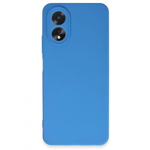 Newface Oppo A38 Kılıf First Silikon - Mavi Newface Oppo A38 Kılıf First Silikon - Mavi