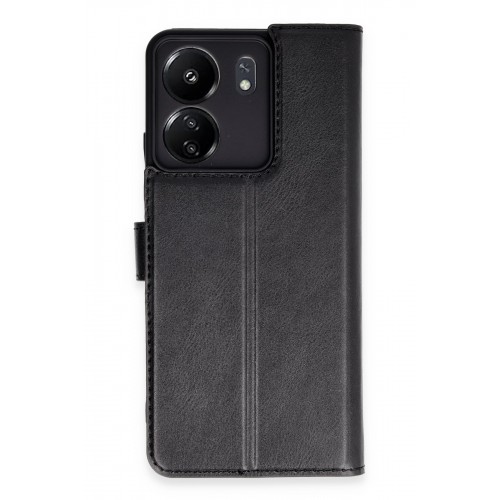 Newface Xiaomi Redmi 13C Kılıf Trend S Plus Kapaklı Kılıf - Siyah Newface Xiaomi Redmi 13C Kılıf Trend S Plus Kapaklı Kılıf - Siyah