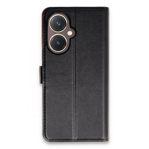 Newface Vivo Y27 Kılıf Trend S Plus Kapaklı Kılıf - Siyah Newface Vivo Y27 Kılıf Trend S Plus Kapaklı Kılıf - Siyah