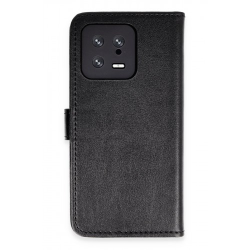 Newface Xiaomi Mi 13 Kılıf Trend S Plus Kapaklı Kılıf - Siyah