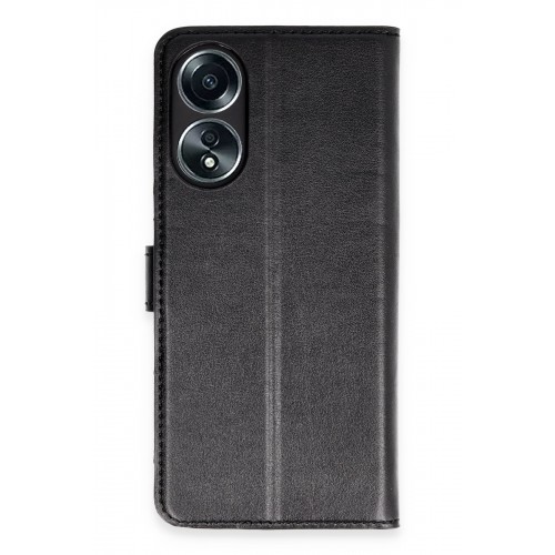Newface Oppo A58 Kılıf Trend S Plus Kapaklı Kılıf - Siyah Newface Oppo A58 Kılıf Trend S Plus Kapaklı Kılıf - Siyah