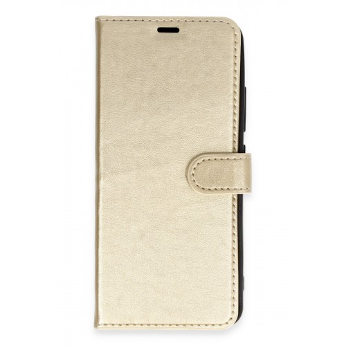 Newface General Mobile GM 22 Plus Kılıf Trend S Plus Kapaklı Kılıf - Gold Newface General Mobile GM 22 Plus Kılıf Trend S Plus Kapaklı Kılıf - Gold