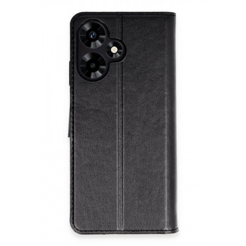 Newface İnfinix Hot 30 4G Kılıf Trend S Plus Kapaklı Kılıf - Siyah