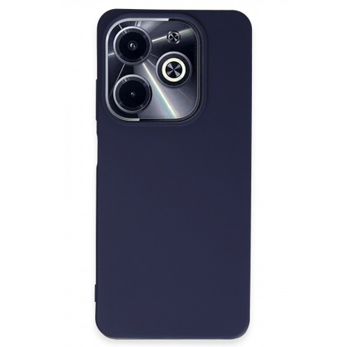 Newface İnfinix Hot 40i Kılıf First Silikon - Lacivert
