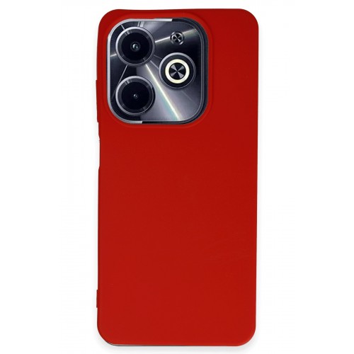 Newface İnfinix Hot 40i Kılıf First Silikon - Kırmızı Newface İnfinix Hot 40i Kılıf First Silikon - Kırmızı