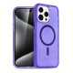 Newface iPhone 16 Pro Max Kılıf Glow Magsafe Kapak - Mor