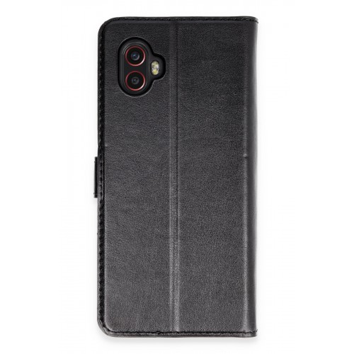 Newface Samsung Galaxy XCover 6 Pro Kılıf Trend S Plus Kapaklı Kılıf - Siyah