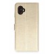 Newface Samsung Galaxy XCover 6 Pro Kılıf Trend S Plus Kapaklı Kılıf - Gold