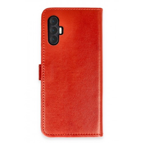 Newface Tecno Spark 8 Pro Kılıf Trend S Plus Kapaklı Kılıf - Kırmızı