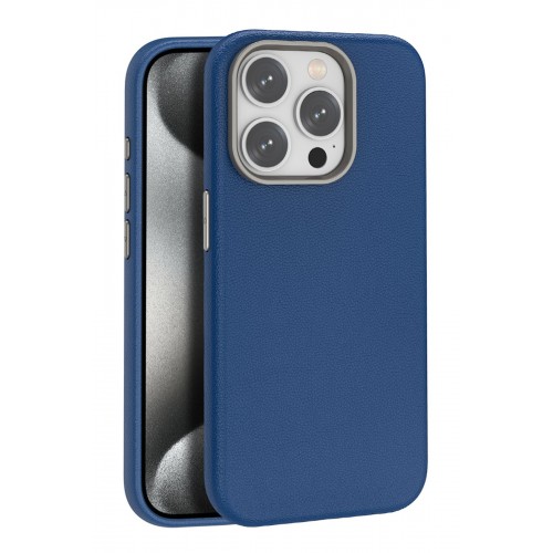 Joko iPhone 16 Pro Max Wonder Deri Magsafe Kapak - Lacivert Joko iPhone 16 Pro Max Wonder Deri Magsafe Kapak - Lacivert
